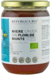 Republica Bio Miere cruda din Flori de Munte, 700g, Republica Bio