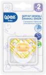 Wee Baby Suzeta din silicon ortodontica transparenta cu desen nr. 2, 1 bucata, Wee Baby