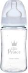 Canpol babies Biberon albastru anticolici cu gat larg PP EasyStart Royal Baby, 240ml, Canpol babies