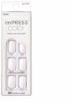 Kiss Unghii false imPress Frosting, 30 bucati, Kiss