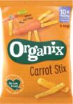Organix Sticksuri din porumb cu morcov 10+ Bio, 4 x 15g, Organix