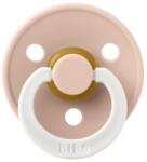 BIBS Suzeta fosforescenta din latex cu tetina rotunda 18 luni+ Blush Colour Glow, 1 bucata, Bibs