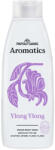 Papoutsanis Gel de dus 100% vegan cu prebiotice si vitamina E Ylang Ylang, 650ml, Aromatics