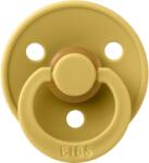 BIBS Suzeta din latex cu tetina rotunda 0 luni+ Colour Mustard, 1 bucata, Bibs