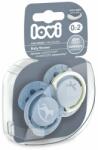 LOVI Suzeta din silicon pentru 0-2 luni Baby Shower baiat, 2 bucati, Lovi