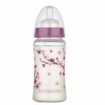 Baby-Nova Biberon PP cu gat larg si tetina cu sistem anticolici, 300ml, Baby Nova