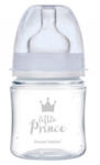 Canpol babies Biberon albastru anticolici cu gat larg PP EasyStart Royal Baby, 120ml, Canpol babies