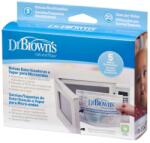 Dr. Brown's Pungi pentru sterilizat in cuptorul cu microunde, 5 bucati x 180ml, Dr. Brown's