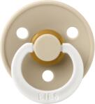 BIBS Suzeta fosforescenta din latex cu tetina rotunda 18 luni+ Vanilla Colour Glow, 1 bucata, Bibs