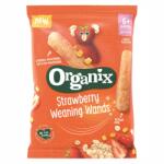 Organix Baghete eco din proumb si ovaz cu capsuni +6 luni, 25g, Organix