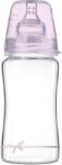 LOVI Biberon sticla fete Diamond Glass Baby Shower, 250ml, LOVI