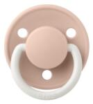 BIBS Suzeta fosforescenta din latex cu tetina rotunda 0 luni + Blush De Lux Glow, 1 bucata, Bibs