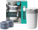 Tommee Tippee Pachet Cos pentru scutece Sangenic Tec Twist & Click Reciclabil + 4 rezerve pentru cos Sangenic Tec, Tommee Tippee