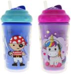 Minut Cana anticurgere tip termos cu pai si capac 6+ Baby, 240ml, Minut