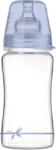 LOVI Biberon sticla baieti Diamond Glass Baby Shower, 250ml, LOVI