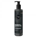 Organic Shop Sampon si gel de dus pentru barbati Blackwood&Mint, 280ml, Organic Shop
