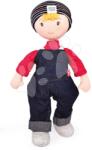 Doudou Păpușa Faustin Having Fun Jolijou 36 cm 30 cm cu păr blond în blugi din material fin de la 5 ani (JJ6021) Papusa