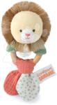 Doudou Leu de pluș cu zornăitoare Couleurs Savane Doudou et Compagnie 15 cm de la 0 luni (DC4067)