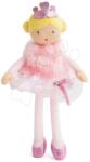 Doudou Păpușa Orianne Little Precious Jolijou 30 cm în rochiță roz cu croniță din material fin de la 4 ani (DC3400) Papusa