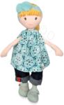 Doudou Păpușa Evy Having Fun Jolijou 36 cm 30 cm cu păr blond în rochie albastră din material fin de la 5 ani (JJ6016) Papusa