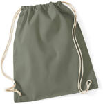 Westford Mill Tornazsák tornatáska Hátizsák Westford Mill Cotton Gymsac - Egy méret, Oliva zöld