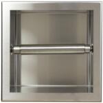 BALNEO Suport hartie igienica incastrat Balneo Wall-Box inox periat (PB-IN1)