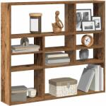 vidaXL fali polc régi fa 90x16x78 cm fűrészelt fa (856069) - vidaxl