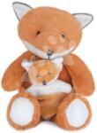 Doudou Plüss róka kölykével Fox Unicef Collection Doudou et Compagnie ajándékcsomagolásban narancssárga 25 cm 0 hó-tól (DC3790)