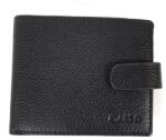 RIALTO fekete patentos nyelves, kis férfi pénztárca RP6106Q-03