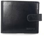 RIALTO fekete patentos nyelves, kis férfi pénztárca RP6106D-03