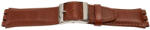  Curea piele tip Swatch 19 mm maro - 62286