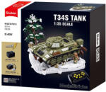 Sluban Model Bricks - T34S távirányítós harckocsi építőjáték készlet (M38-B7072)