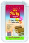 TUTI Papírtálca, 13, 5 x 20 cm, 25 db, TUTI „Party (KHT1089)