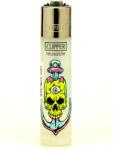  Clipper Bone Portraits öngyújtó (translucent white) (CL3A1452BCH-twht)