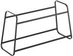 Metaltex ЕТАЖЕРКА ЗА ОБУВКИ DERBY-2 LAVA 52x18x27см ЧЕРЕН МАТ (36.55.52)