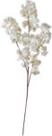 Clayre & Eef Set 3 crengute flori Piersic artificiale alb maro 20x10x106 cm (5PL0073)