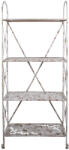 Clayre & Eef Raft fier alb maro vintage 76x47x177 cm (5Y1242) Raft