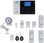 PNI Kit Sistem de alarma wireless PNI SafeHouse HS550 Wifi GSM 3G si 2 senzori de miscare HS003 suplimentari (PNI-HS550-2)