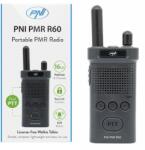 PNI Statie radio portabila PNI PMR R60 446MHz, 0.5W, 16 canale programabile, 16 PMR si tonuri 50 CTCSS si 104 DCS, Scan, blocare tas (PNI-PMR-R60) Statii radio