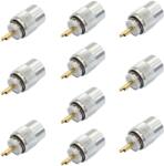 PNI Set cu 10 bucati mufa PNI PL259 pentru cablu RG58 pin central aurit 9 mm (PNI-259-9-GP-10) - eldaselectric