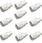 PNI Set cu 10 bucati mufa PNI PL259 pentru cablu RG213 lungime pin 9 mm (PNI-259-9-10)
