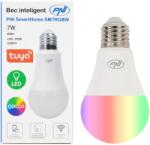PNI Bec inteligent PNI SmartHome SM7RGBW LED 7W lumina RGBW reglabila, programabil WiFi, control prin internet, App Tuya Smart, comp (PNI-SB7RGB)