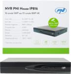 PNI NVR PNI House IP816 cu 16 canale IP 5MP sau 10 canale 8MP 4K (PNI-IP816)