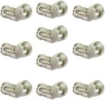 PNI Set cu 10 bucati mufa 90 grade PNI PL tata - PL mama (PNI-PLT-PLM-10)