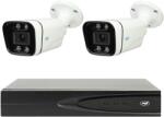 PNI Pachet supraveghere video NVR POE PNI House IP810, 2 camere PNI IP8POE, 8MP si cabluri incluse (PNI-IP810-2IP8)