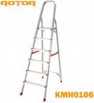 ROTOR Стълба алуминиева, 6 стъпала, 1.69 м, rotor kmh0106 (kmh0106)