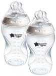 Tommee Tippee Комплект самостерилизиращи се бебешки шишета Tommee Tippee - Natural start, 2 x 340 ml (TT.0037)