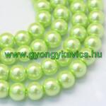  Almazöld Zöld Szintetikus Kagyló Gyöngy 8mm