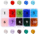  Arany (10) Bicon Üveggyöngy 4mm