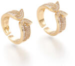  Arany Színű Cirkónia Strasszos Lepke Pillango Gyűrű Hajgyűrű Újjméret: 16, 5mm